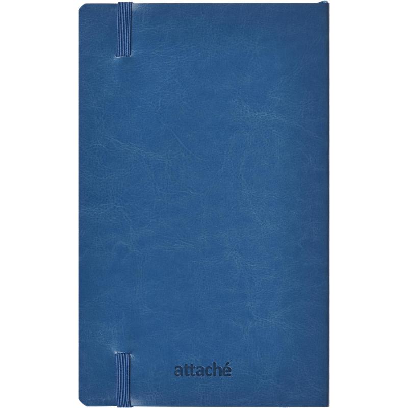 Ежедневник недатированный ATTACHE FLEX синий А5, 136 л. бежевый блок