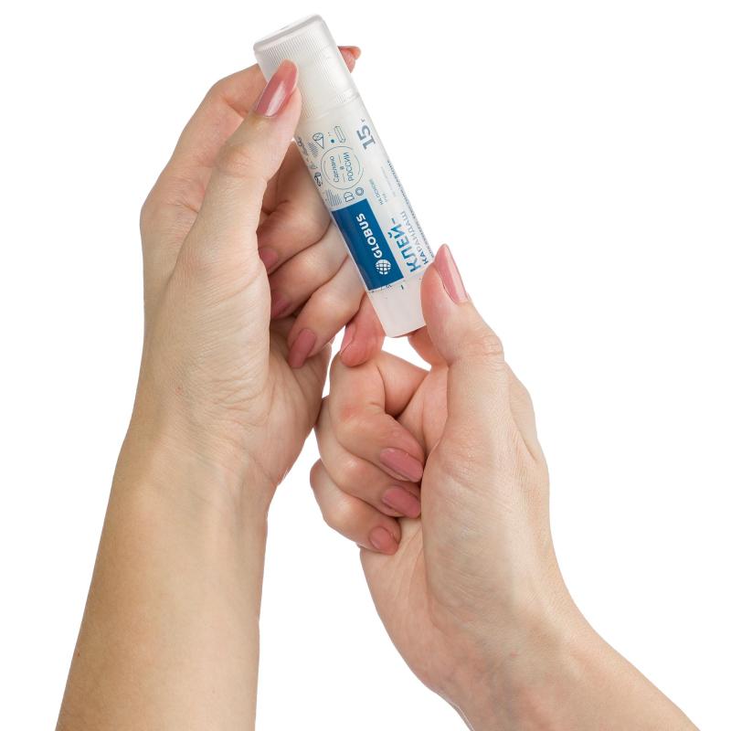 Клей-карандаш 15г Глобус ПВП 1022