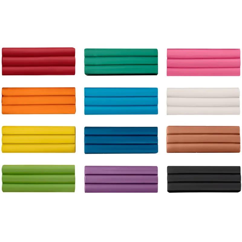 Пластилин для лепки детский Восковой пластилин 12 цветов DMR12 набор