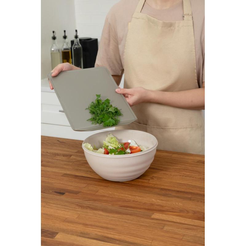 Доска разделочная flex 300х215 мм (металлик бежевый)