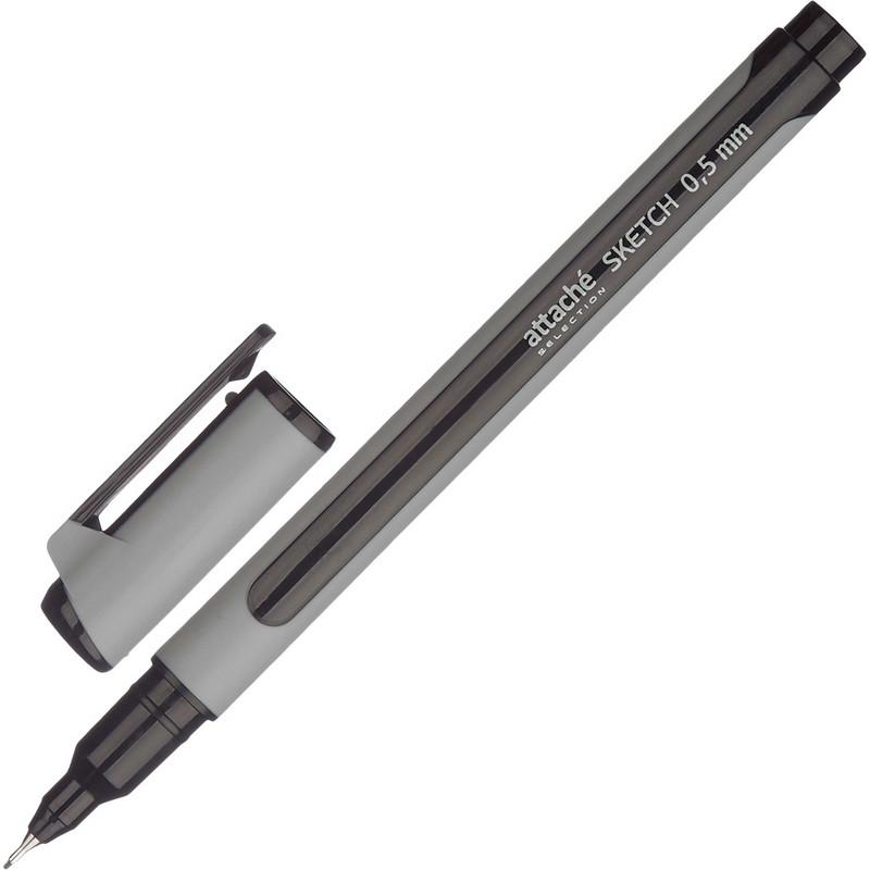 Линер Attache Selection корпус soft touch 0,5мм черный