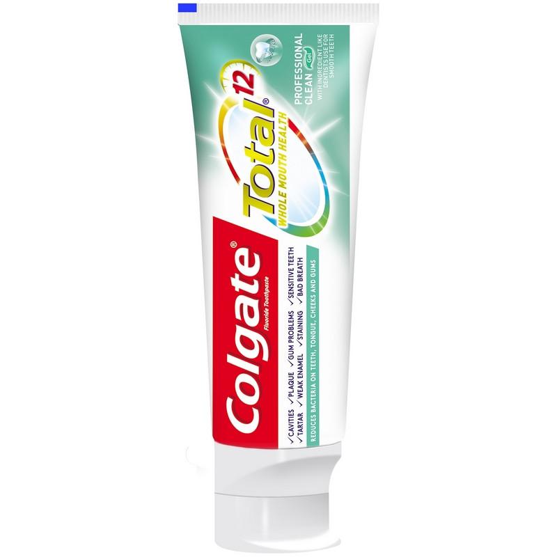Зубная паста COLGATE TOTAL 12 Профессиональная чистка гель 75 мл