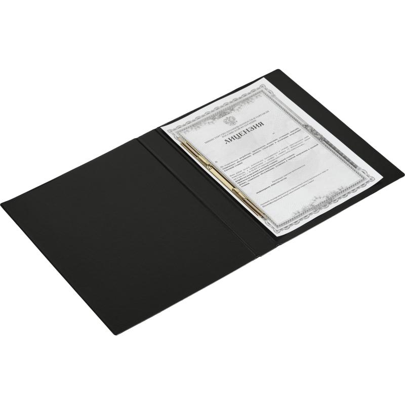 Скоросшиватель пластиковый А4 Attache, ПВХ, 35мм, 220л, черный