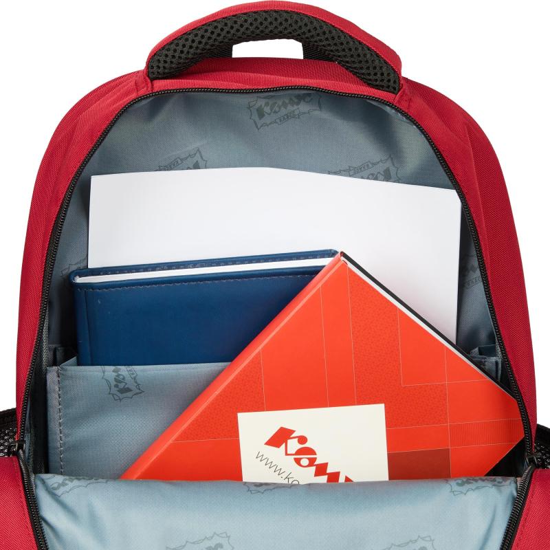 Рюкзак школьный Комус Класс case бордовый, пенал, 2 отд,40.5x29.5x14.5(16')