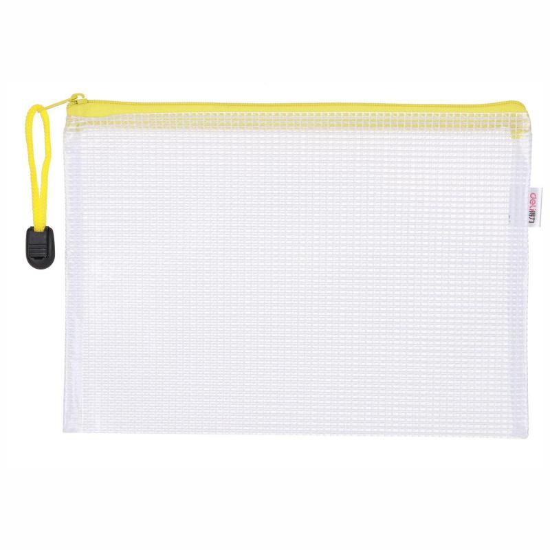 Папка-конверт на молнии А5 PP 0,23 мм ассортименте E5656