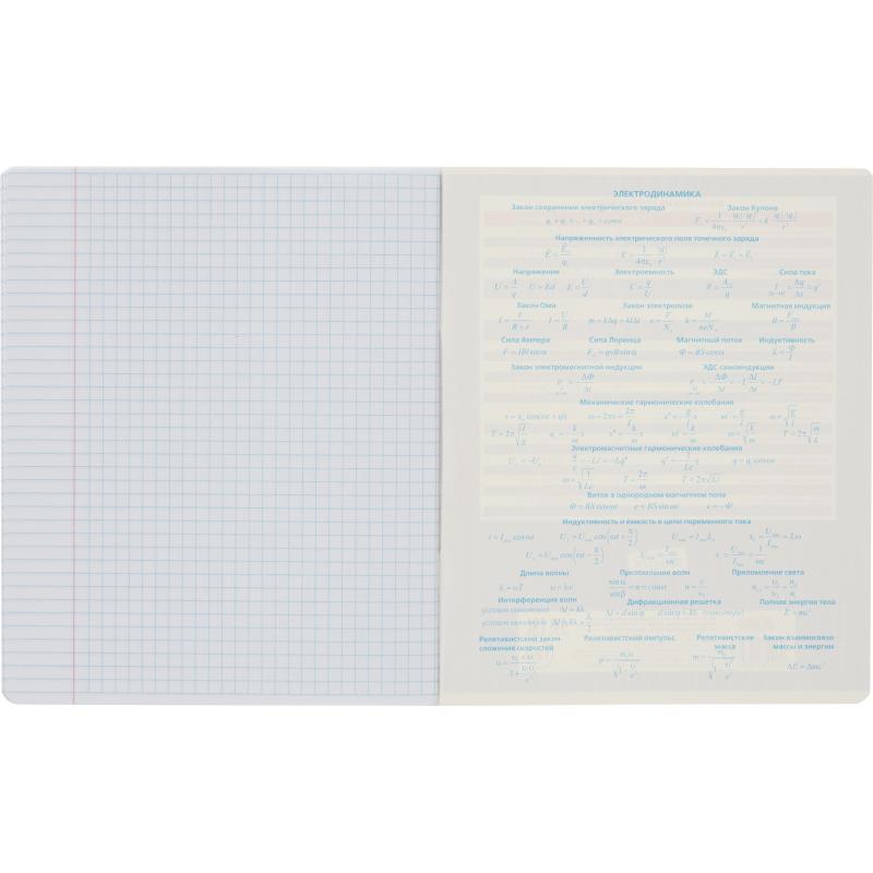 Тетрадь предметная 48л А5 клетка, TWIN лак №1 School  -АНИМЕ- ФИЗИКА