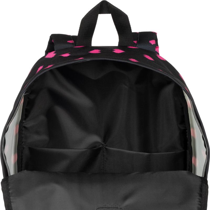 Рюкзак школьный Комус Класс Shape, Сердечки, Черный, 1 отд