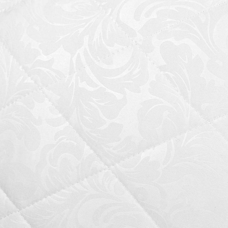 Подушка Luscan 50х70 см стеганная микрофибра/лебяжий пух, с цветным кантом