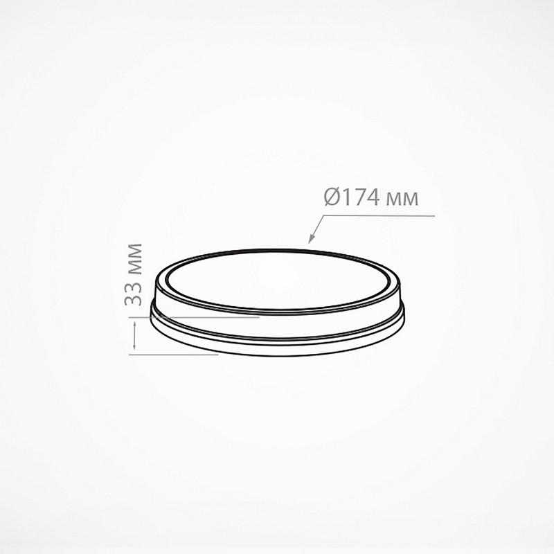 Монетница круглая, диаметр 172мм