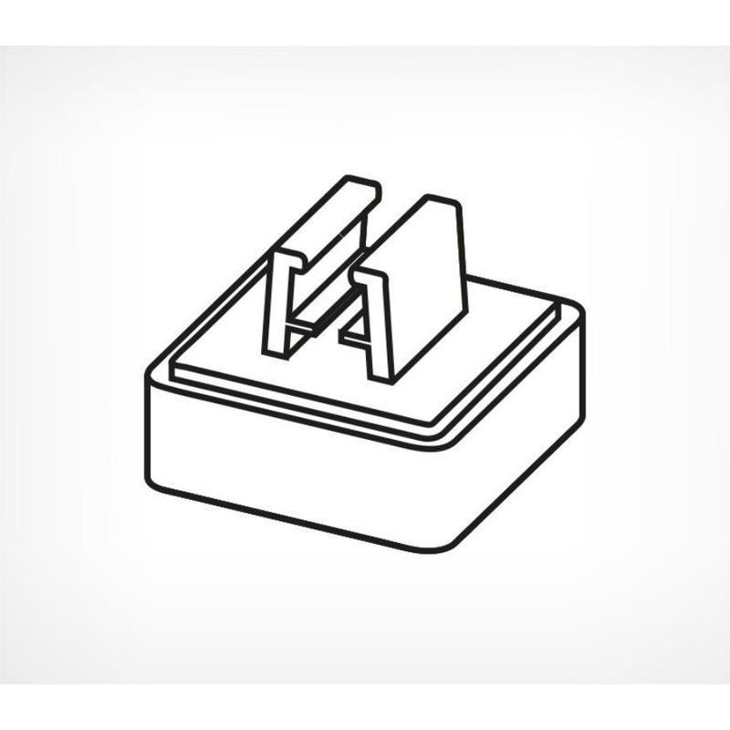 Держатель рамки под углом 90° к поверхности 35х35мм квад., 10 шт/уп