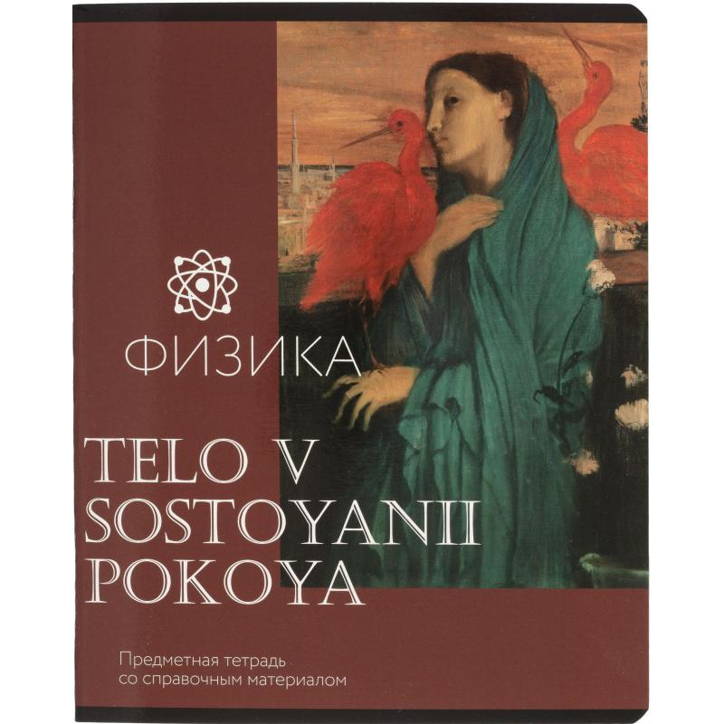 Тетрадь предметная Комус Класс Искусство, 48 л., А5, клетка, ФИЗИКА