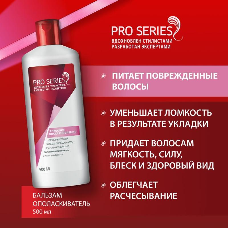 Подарочный набор PRO SERIES Шам+ Бал Интенс вос аминок 500мл + 500мл жен