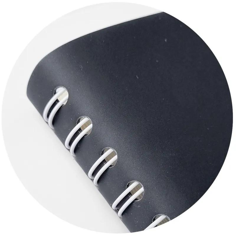 Ежедневник датированный 2026 IF 14х20см 160л, на спир, Basic I1751emb/black