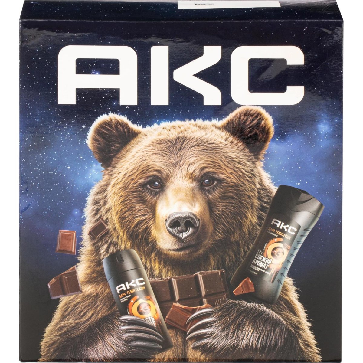 Подарочный набор Акс Дарк темптейшн мужской гель и антиперспирант