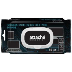 Салфетки Attache Selection д/экранов, с клапаном, 90 шт, XXL, 150х180