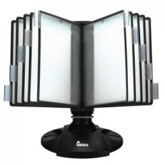 Демосистема настольная FDS008 вращ. пластик 10 пан.,черный