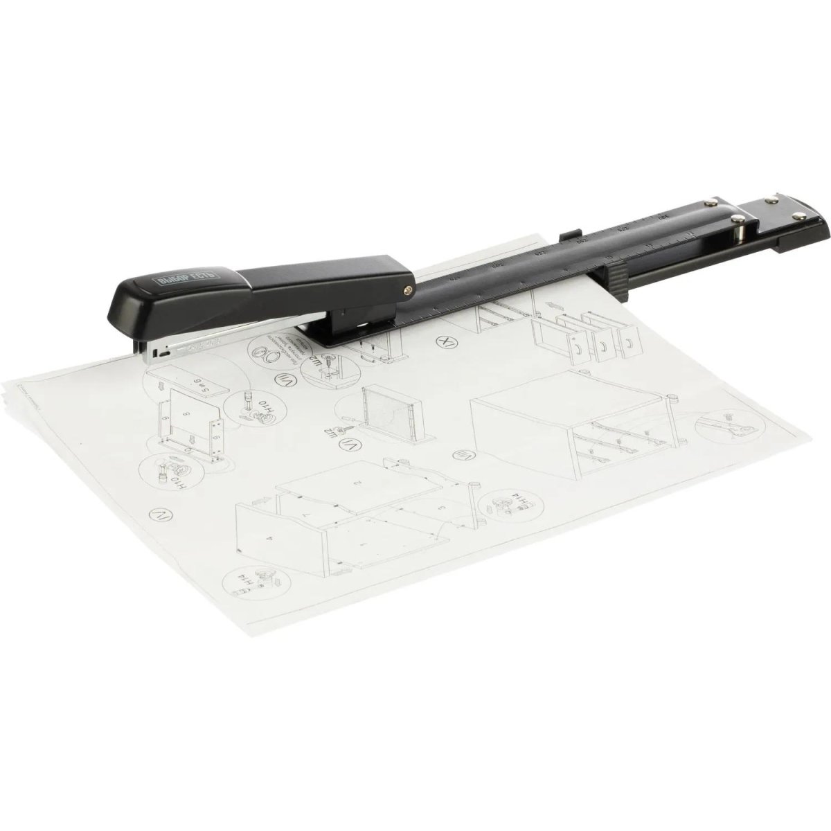 Степлер-брошюровщик Выбор есть, до 25 листов, черный