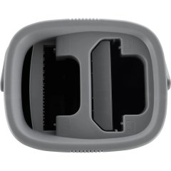 Комплект для уборки Luscan (швабра, ведро с отжимом 4 л, 2 насадки МОП)