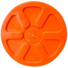 Зеркало дорожное сферическое светоотражающее Turbosky 800 мм с козырьком