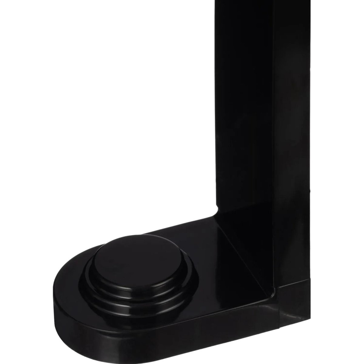 Держатель для флакона настенный,пластиковый,черный, 12шт/уп