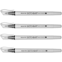 Ручка -кисть Sketch&Art 4шт/наб 36-0030
