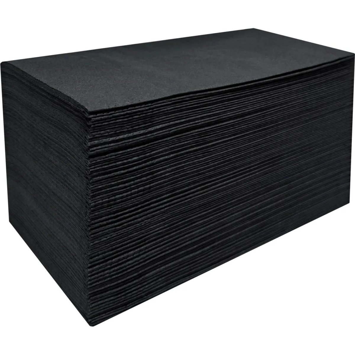 Салфетки бумажные 2сл 33х33см 1/8 слож черные 100шт/уп