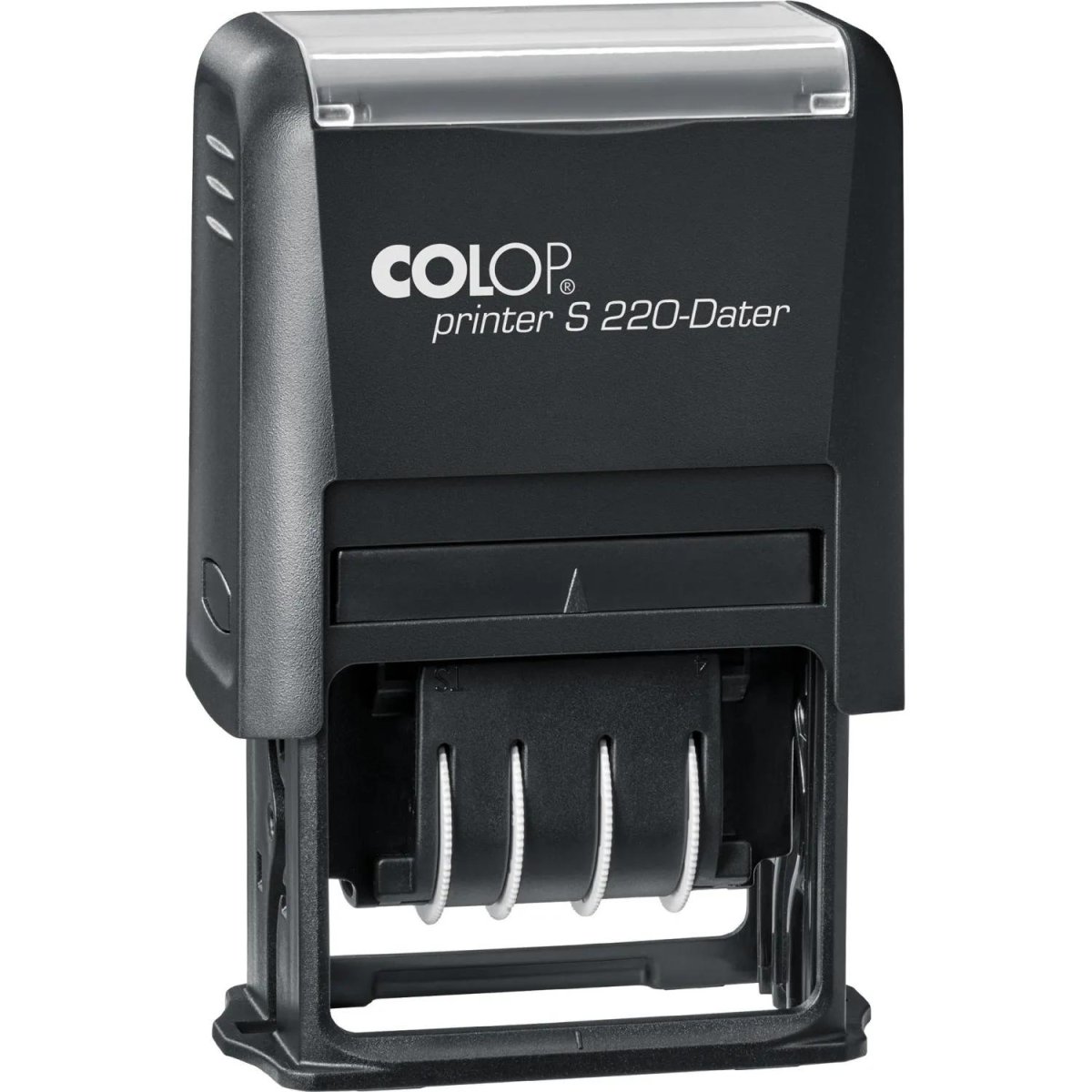 Датер автомат. пласт. S220Bank шрифт 4 мм месяц цифр. (аналог 4820B) Colop