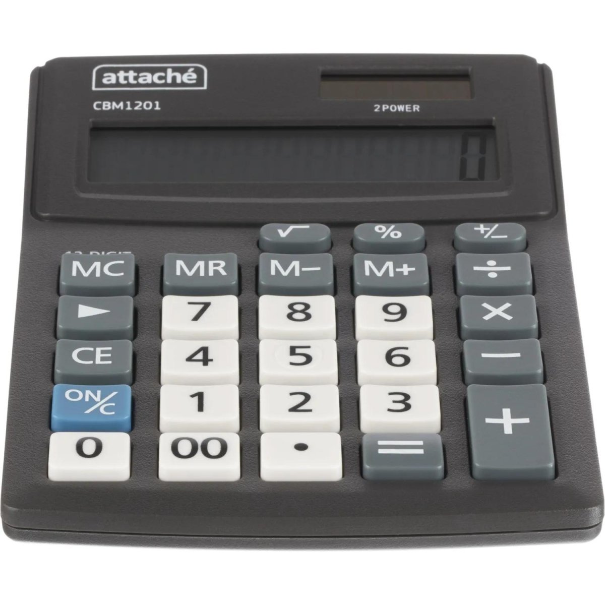 Калькулятор настольный Attache CBM1201-BK 12-разрядный черный 137x102x31 мм