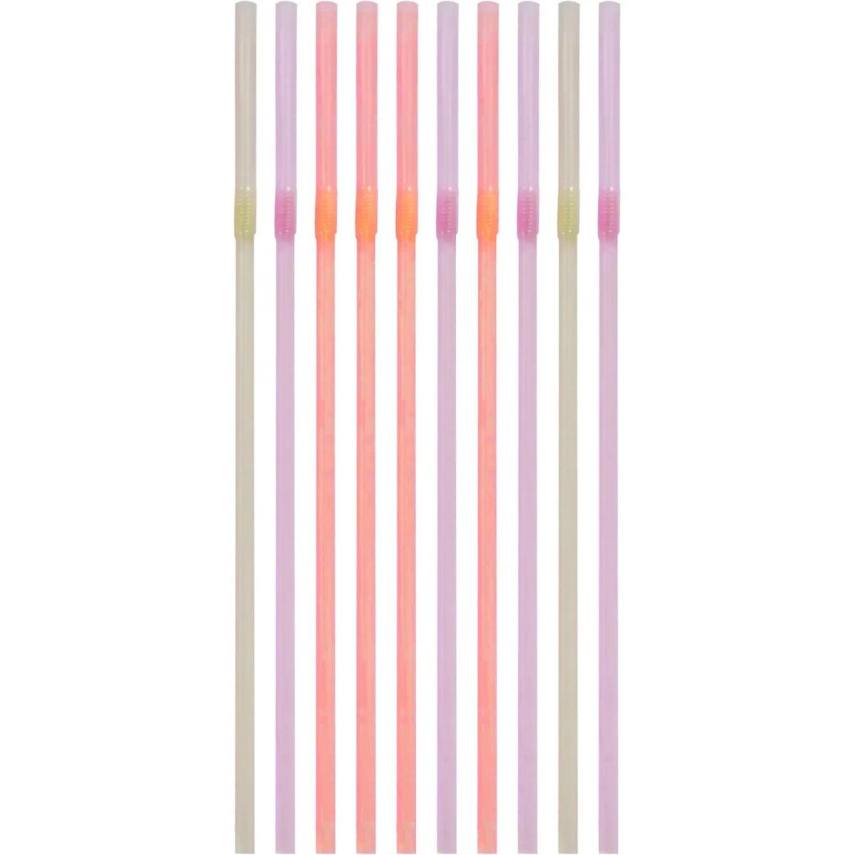 Трубочка для коктейлей 210 мм,d5 мм,цвет в асс.,пласт.гофроизгиб,250 шт/уп