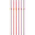 Трубочка для коктейлей 210 мм,d5 мм,цвет в асс.,пласт.гофроизгиб,250 шт/уп