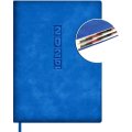 Ежедневник датированный 2026 ESCALADA А6+ (126х174мм), 176л, синий 70298