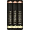 Набор карандашей черногр TOISON D`OR 1902 ART 8B-8H 12шт мет.к.1902012009PL