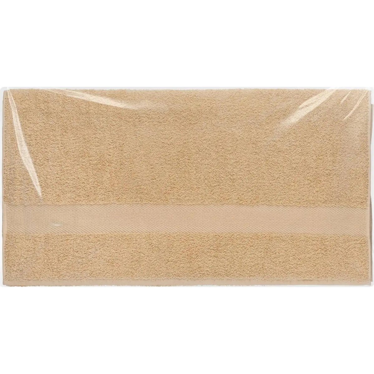 Набор полотенец махровых бордюр 440 г/м2, 70х140 песочный, 5шт