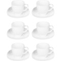 Набор чайный БЭЙСИК белый 12пр 220мл