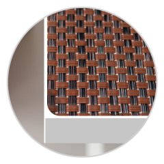 Салфетка на стол 300х450х1, прямоуг, плетен 8х8, кор.(VHM-COTM88304501-br)