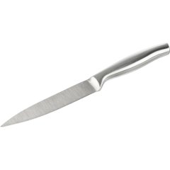 Нож универсальный  лез 125мм толщ 2 мм 3Cr13 ручка матированная нерж сталь