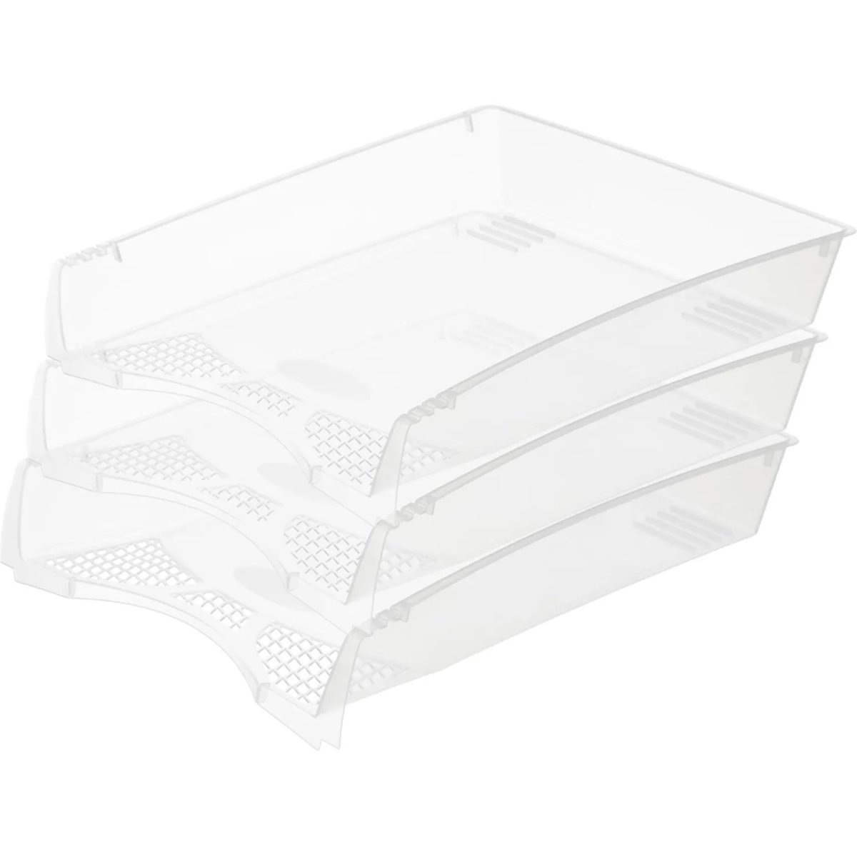 Лоток горизонтальный для бумаг Выбор есть прозрачный матовый