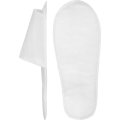 Тапочки одноразовые Антикризисные Ультра с открытым мысом, белые,250пар/уп