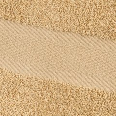 Набор полотенец махровых бордюр 440 г/м2, 70х140 песочный, 5шт