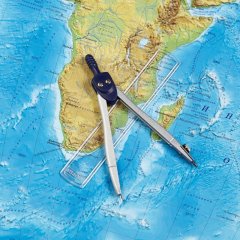 Циркуль Attache длина 115 мм, в комплекте с линейкой, пластиковый пенал