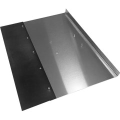 Лопата для уборки снега 'Подруга дворника' 50х40 см ковш алюмин без черенка