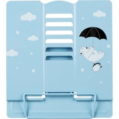 Подставка для книг Пингвин и мишка,металл,19x15,5x20 см,7 настроек
