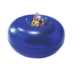 Скрепочница магнитная круглая открытая 200104, цвет ассорти