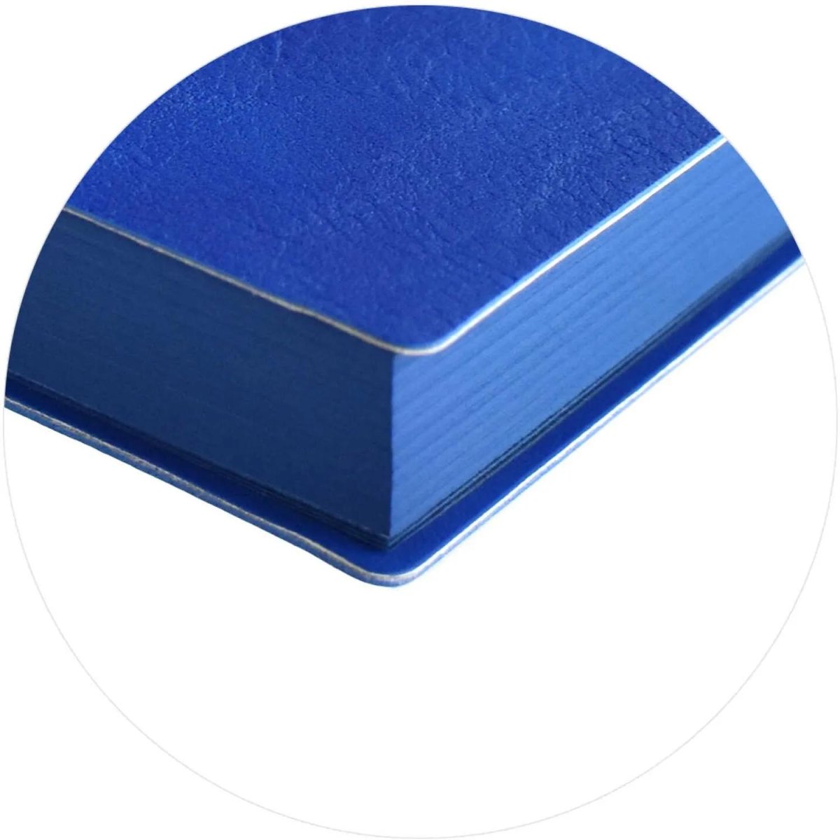 Ежедневник недатированный А5 ВАЧЕТТО СИНИЙ кожзам,мягк,тонир.офс,160л 67253