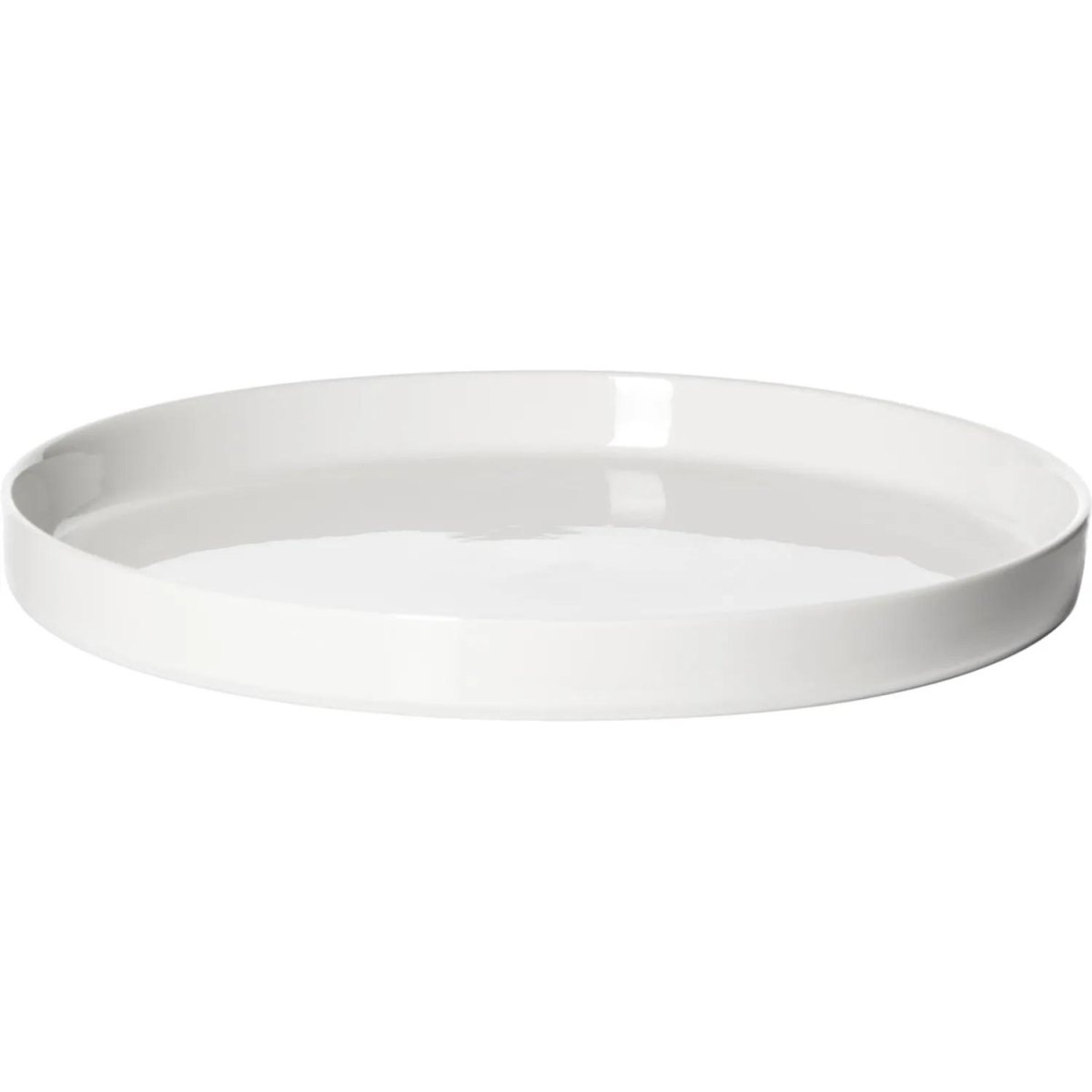 Блюдо 'Кунстверк' круглое с бортом;фарфор;D=225,H=17мм;белый 6шт/уп