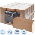 Полотенца бумажные д/дисп FOCUS SMART Vсл 1сл 200л 15пач/уп_5103195