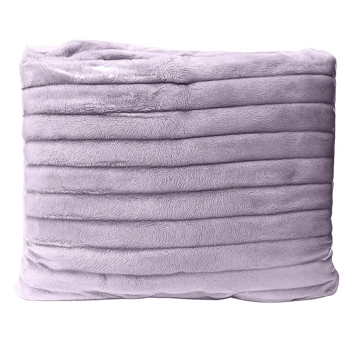 Покрывало 150х200 BRAVO Family велсофт Волна г/к №20 лиловый в пакете