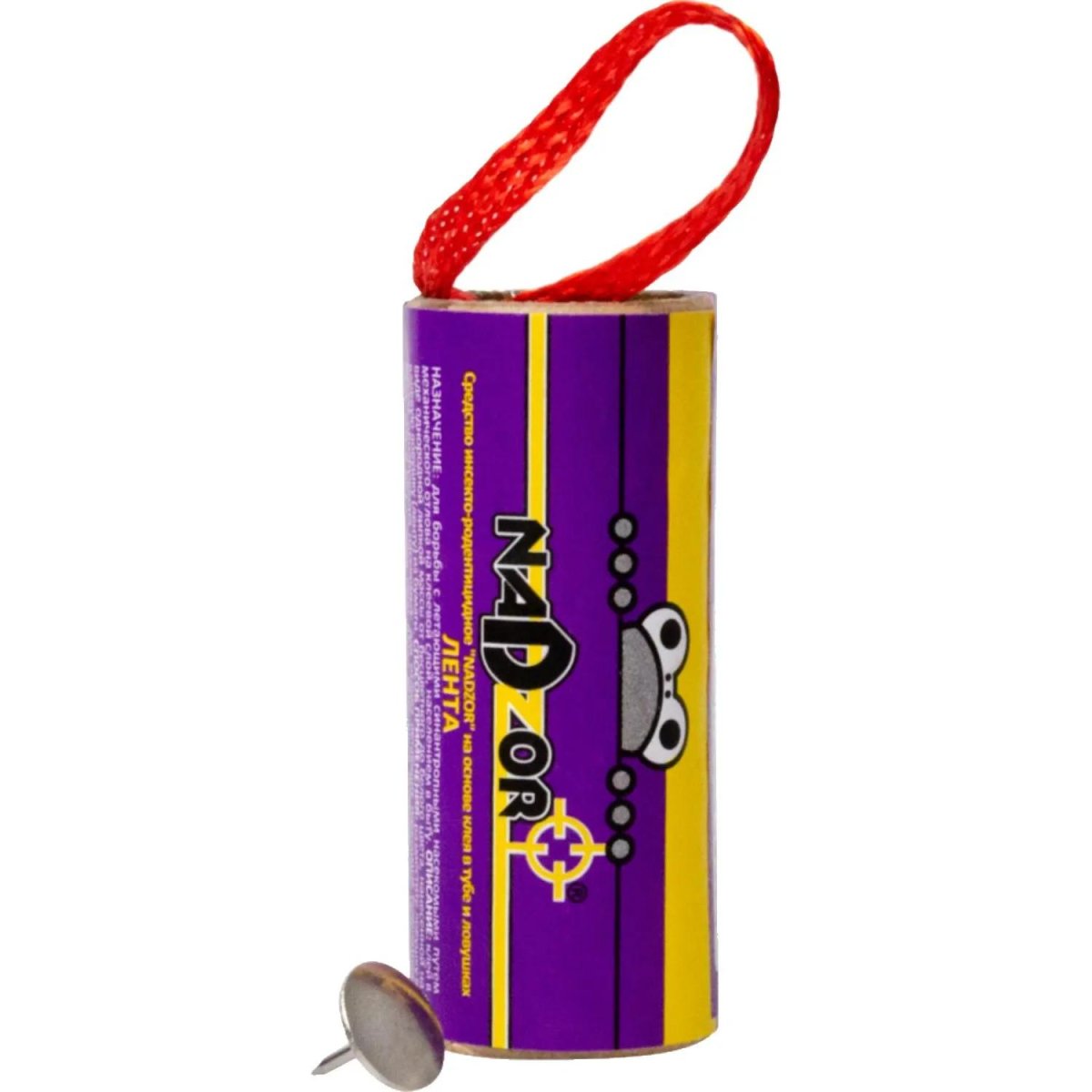 Средство от насекомых Nadzor лента от мух с кнопкой 1шт