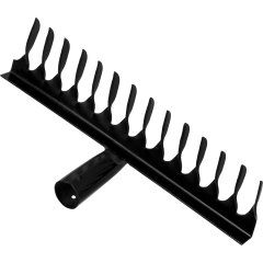 Грабли стальные, 14 витых зубьев, без черенка