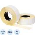 Термоэтикетки ЭКО 30х20, 2000 шт/рул, вт.40, 75  рул/уп
